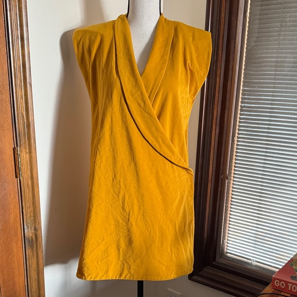 Zara | Sleeveless Blazer Wrap Dress Size S - Picture 2 of 12